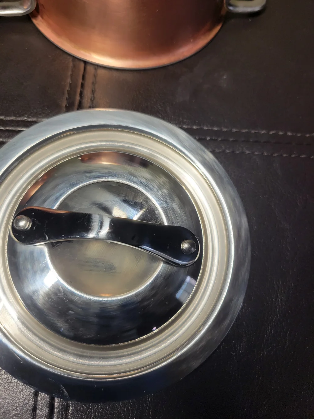 Copper Mini 4 Inches Cocottes With Stainless Steel Lids Collectible Cookware